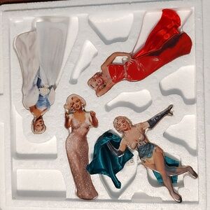 The Glamorous Miss Monroe Ornament Collection